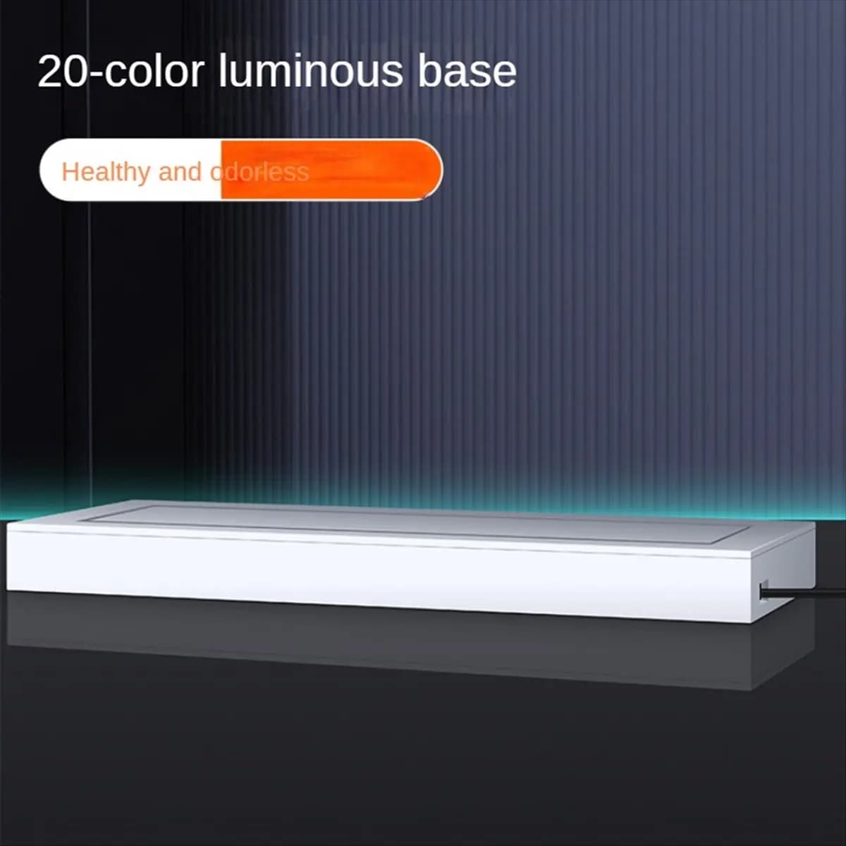 T81C! Copertura Antipolvere in Acrilico Trasparente e Base Luminosa a 16 LED Compatibile con Nintendo Switch/OLED