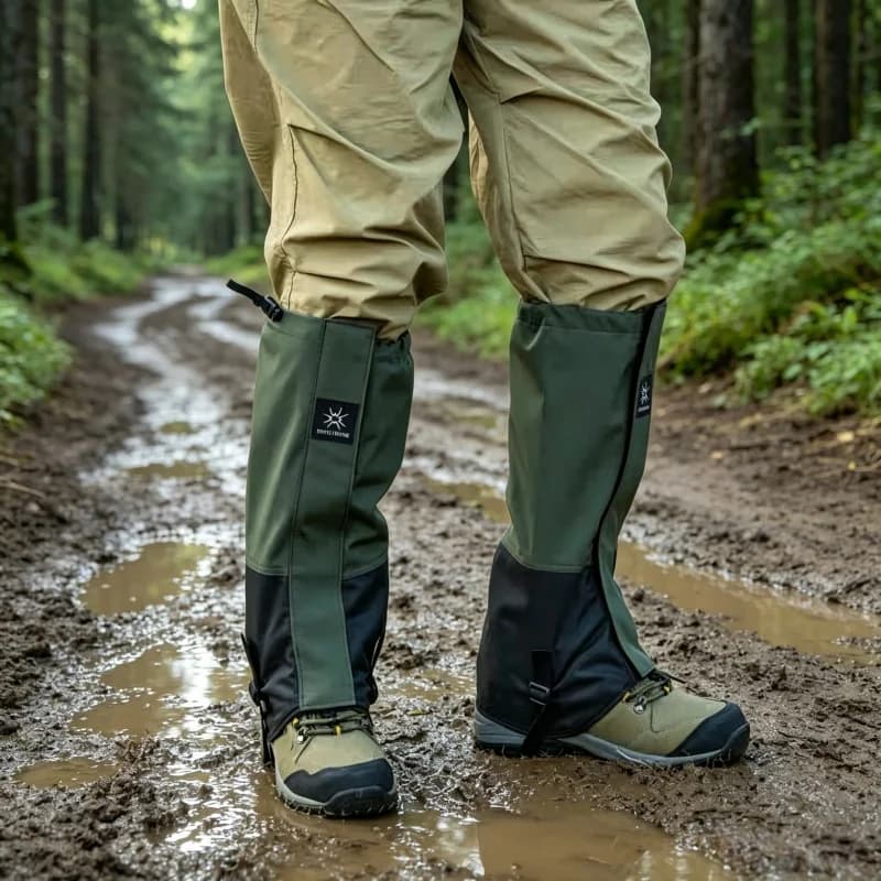 Outdoor Travel Leg Waterproof Hiking Leg Gaiter Legging Shoes Hunt Climbing Camping Winter Tourist Snow Foot Cover