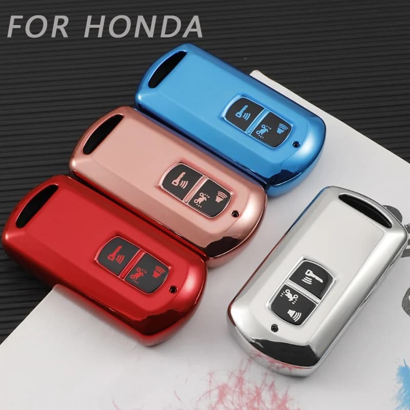 2 Bottons Tpu moto portachiavi Fob Cover Shell Keychian per Honda VARIO PCX160 PCX150 XADV750 VISION SH350 SH300