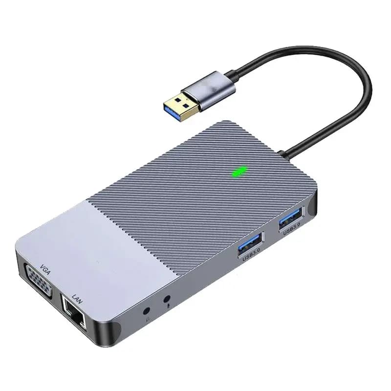 USB 3.0 Docking Station, USB-C For M1 M2, Triple Display USB Hub Dual Monitor Laptop Docking Station-ABVP