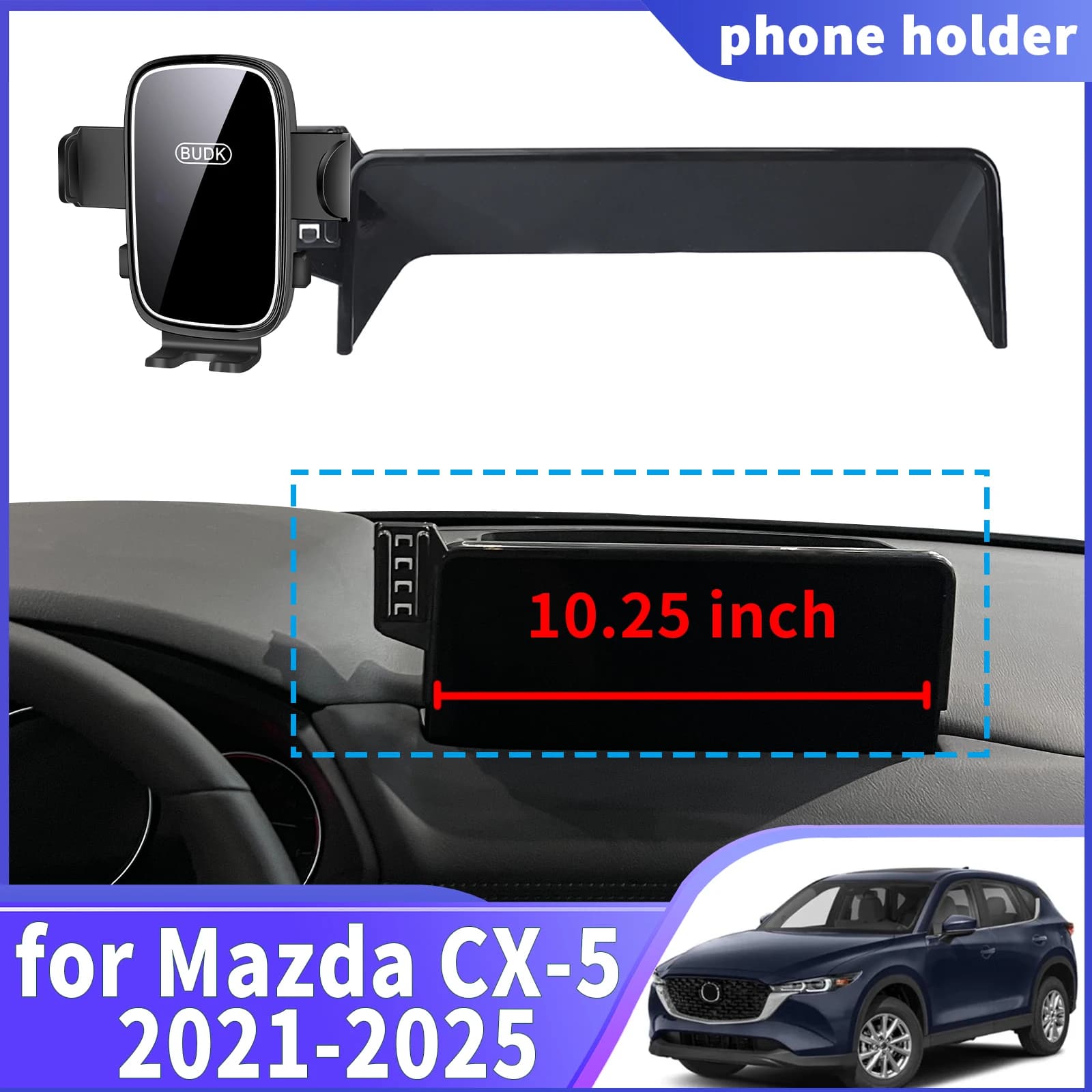 adatto per Mazda CX-5 2021 2022 2023 2014 2025 CX5 KF ​ ​ Supporto per telefono di navigazione Accessori per auto personalizzati