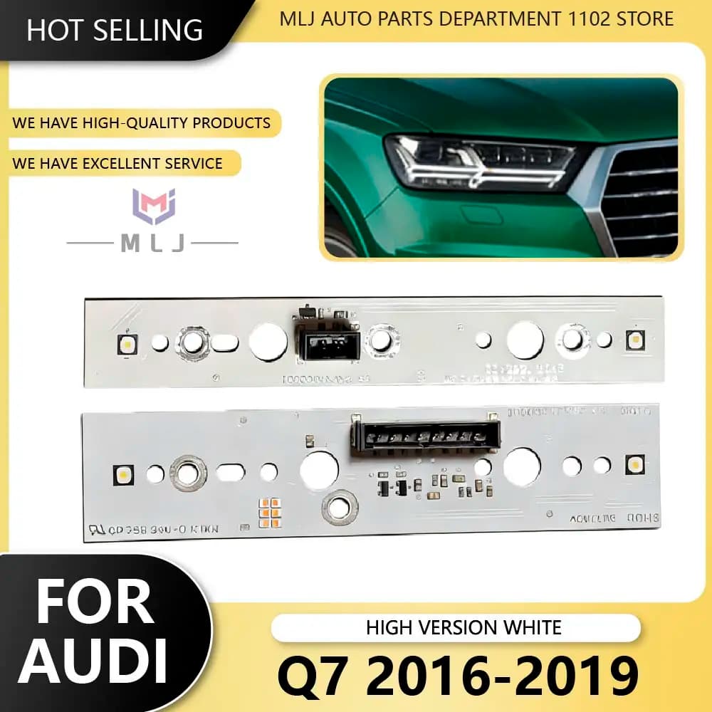 Nuove schede DRL a LED per luce diurna per Audi Q7 2017-2019 Faro a LED Segnale di svolta 10000047480-04 1000004945004 4M0941773B