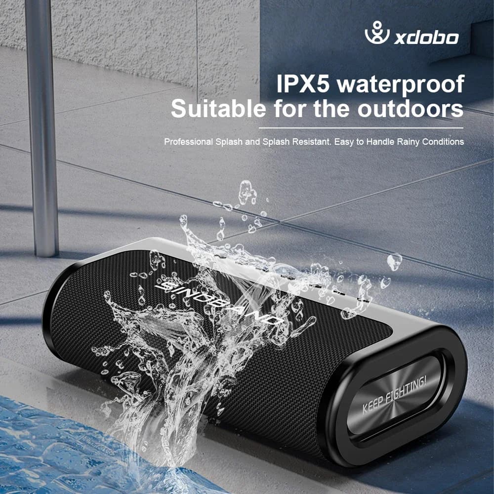 Altoparlante Bluetooth wireless per bassi potenti XDOBO Sinoband BOOK altoparlante portatile 80W IPX5 altoparlante karaoke per feste da campeggio all'aperto