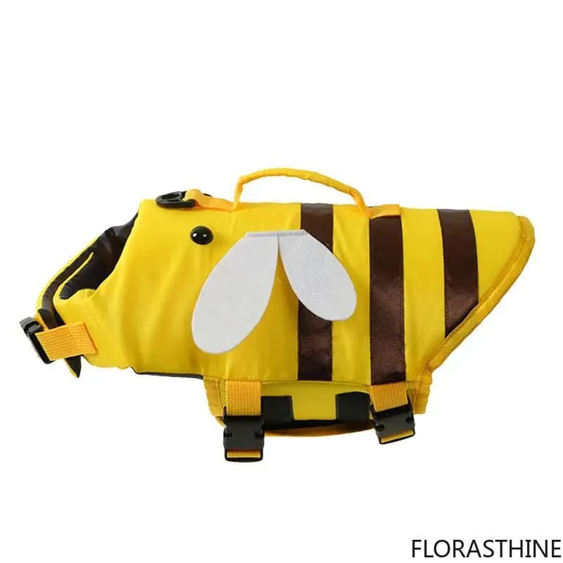 Dog Life Vests for Boating Ripstop Waterproof Dog Water Vest with Handle Fashionable Adjustable Swimsuit with Quick-release