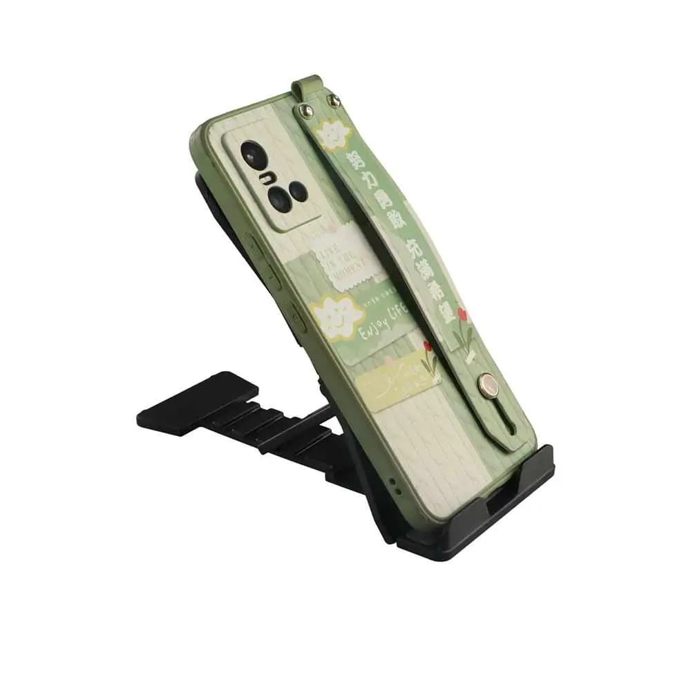 Supporto da Tavolo Regolabile per Tablet e Smartphone, Base Piatta Angolabile per PC Portatile