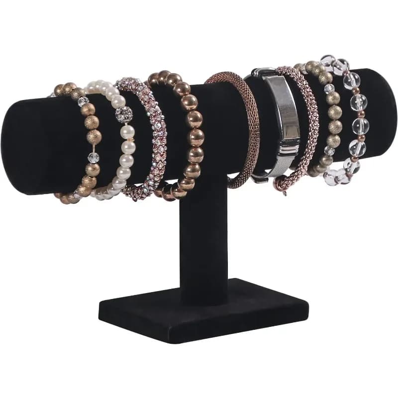 Jewellery Chain Hair Band Watch Bracelet Display Rack Support Bracelet Display for Bracelet with T-bar Clock Display