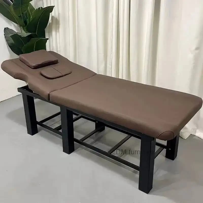 Hole Massage Tables Beauty Salon Special Massage Beds Thicken Folding Massage Table Chest Body Moxibustion Fire Therapy Bed T