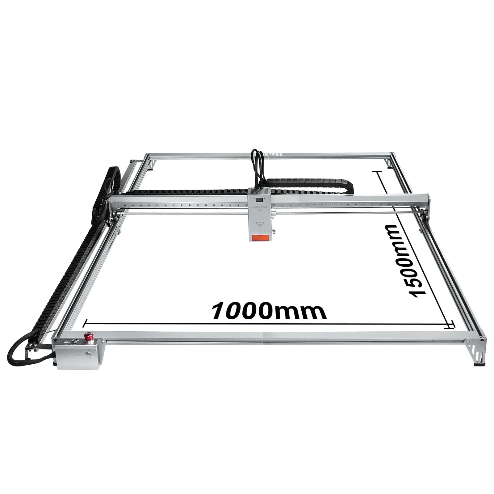 LASER TREE K1 60W Plus 1000x1500mm DIY Laser Engraver Machine Metal engraving machine with CNC laser engraver with air pump