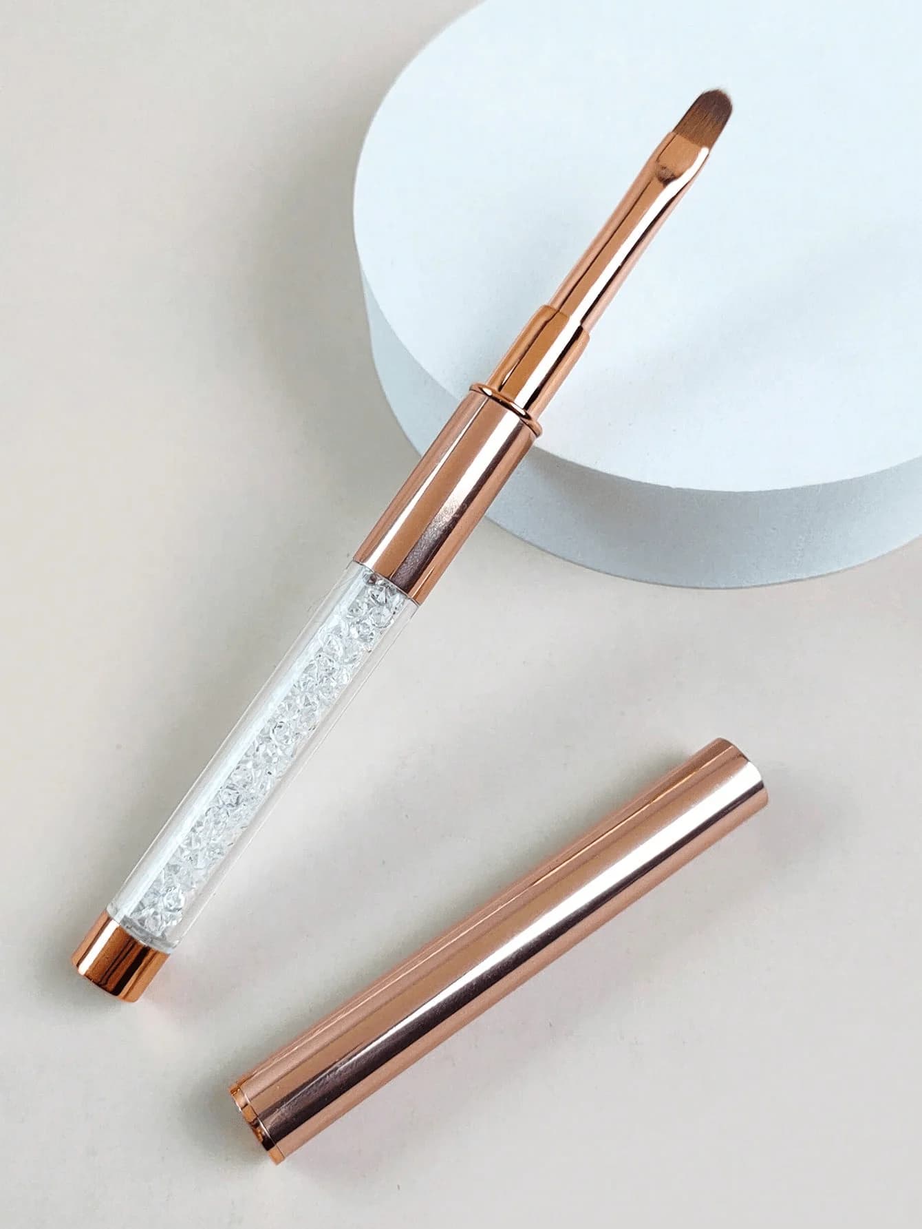 Pennello per Nail Art, 1 Pezzo, Pennello Base per Manicure per Disegno, Dettagli e Stile Quotidiano delle Unghie, Uso in Salone e Pratica Fai-da-Te
