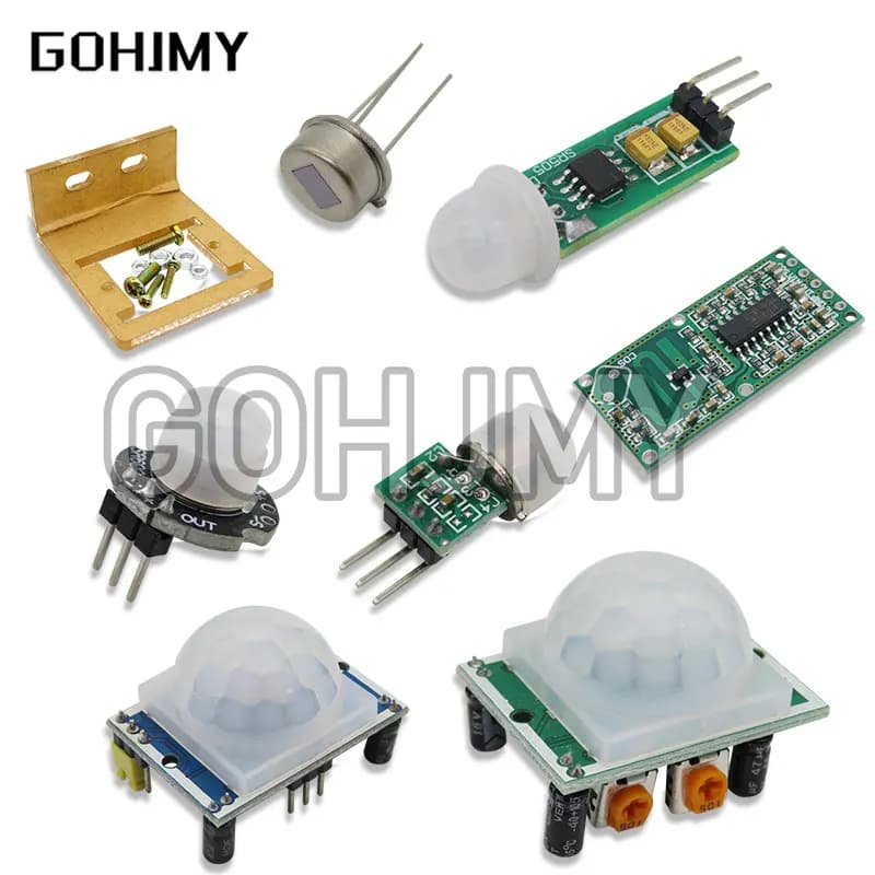 HC-SR501 HC-SR505 AM312 SR602 regolare IR piroelettrico a infrarossi Mini modulo PIR sensore di movimento modulo rilevatore staffa per arduino
