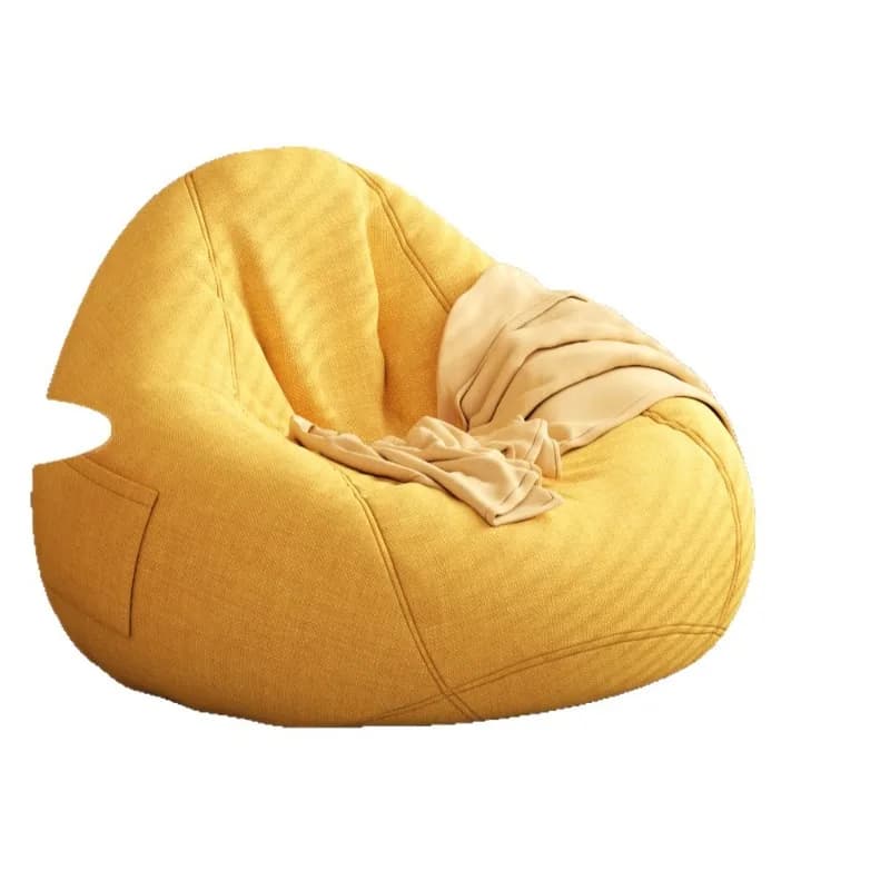 Poltrona a sacco relax, trasformabile in letto singolo, ideale per camera da letto, balcone, tatami, o come seduta comoda per il tempo libero a casa.