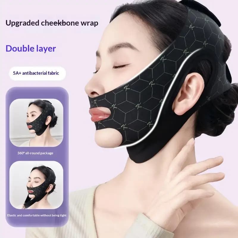 V-Elastic Belt for Mask, Dual Pressure Face Modeling Mask, Double Mesh Reducer, Slender Face Fascia, Viso Lifting Devices