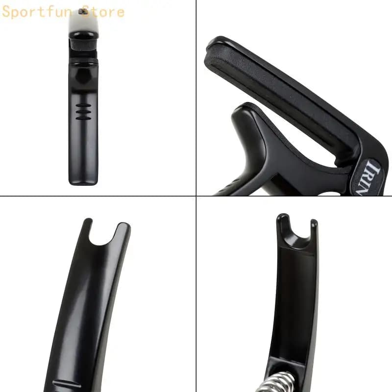 Portable Guitar Capo Set with Pick Holder, 3 Picks, and Storage Bag X7JD