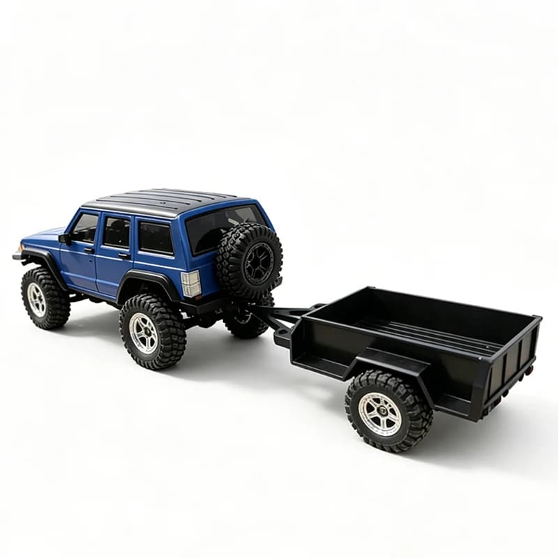 Rimorchio a 2/4 ruote con carico posteriore, adatto per auto telecomandate C8801/C8801 PRO/C8809 ​ ​ ​ ​ ​ ​ ​ Parti per RC