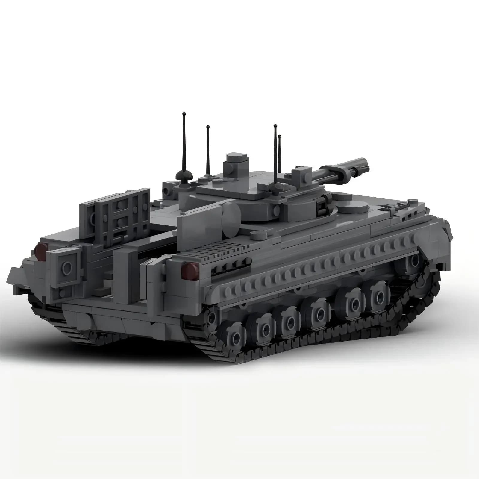 Military War Series Army Track Armor Vehicle Building Blocks MOC BMP-3 Infantry Tank Model Kids Assembly Toy Boys Birthday Gift