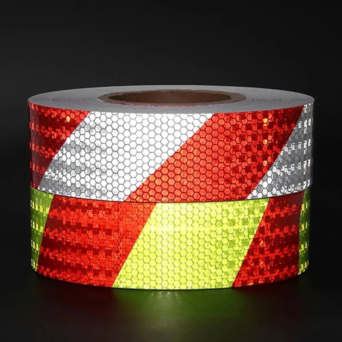 Safety Warning Strip 1 Roll Self Adhesive Reflective Tape High Visibility Uses For Car Bike Helmet Bag Clothing