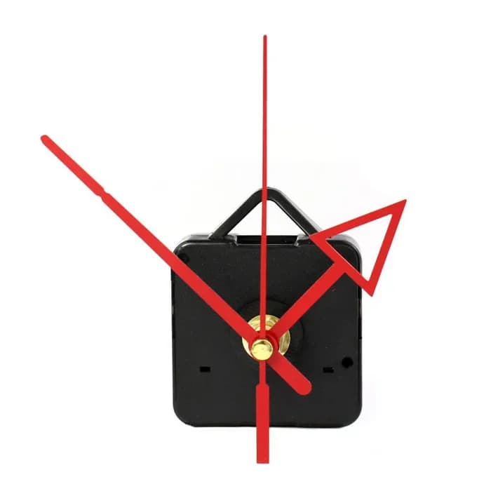 Movimento per riparazione orologio al quarzo + lancette per orologio da parete grande silenzioso fai da te, parti del meccanismo per riparazione orologio, spedizione gratuita, vendita all'ingrosso