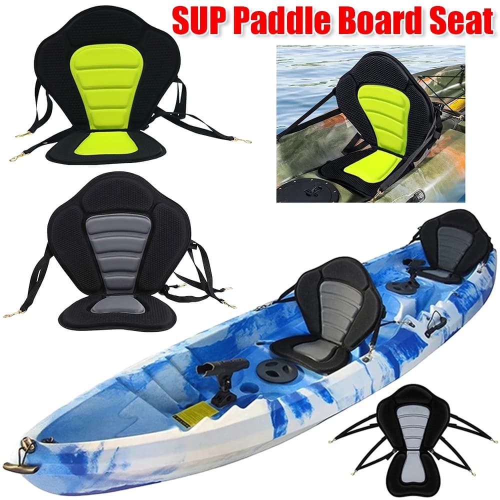 Kayak Paddle Board Seat regolabile Stand Up schienale sedile per Kayak borsa portaoggetti staccabile per accessori per barche da pesca in Kayak
