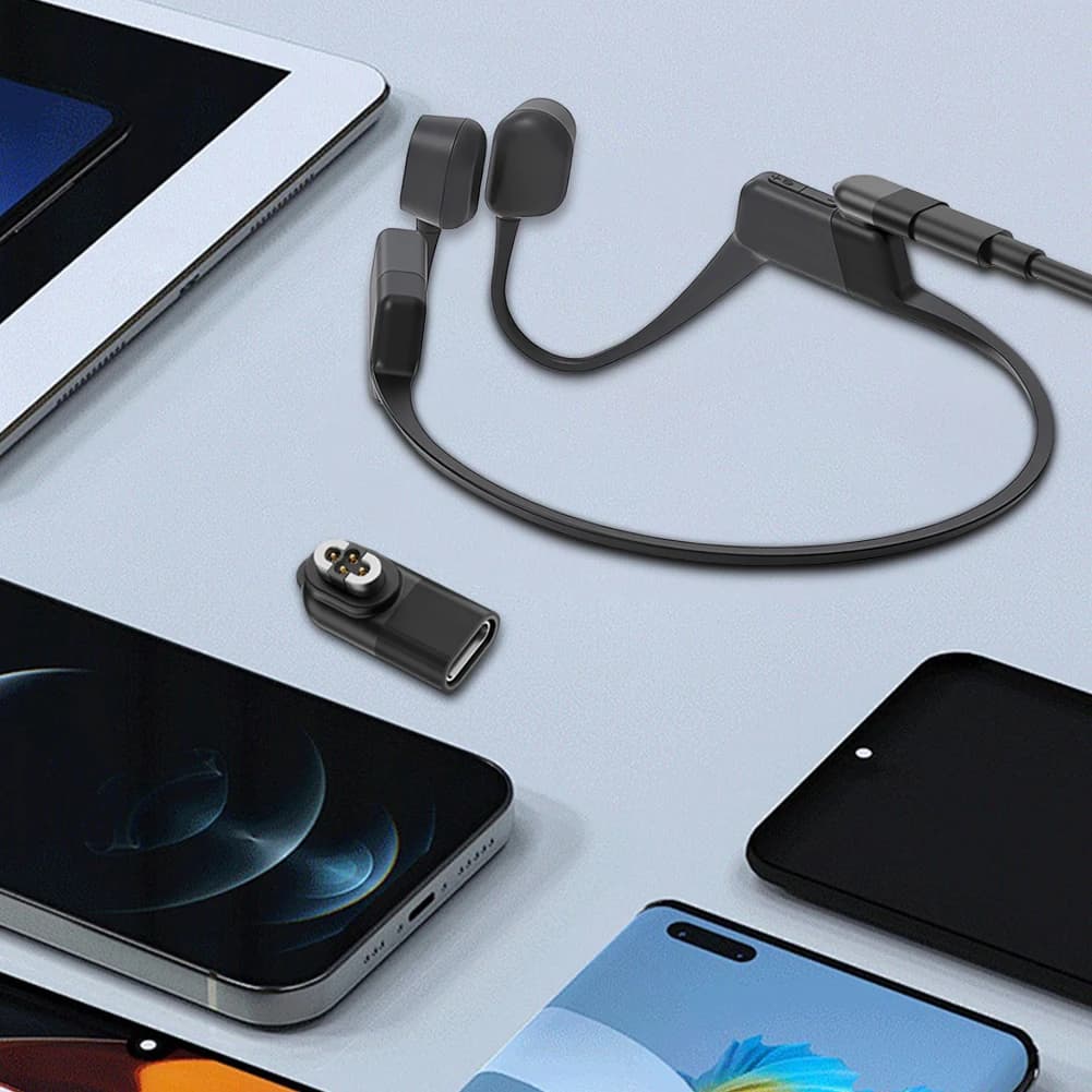 For Shokz Charger Adapter Magnetic Converter USB C Charging Cable Adapter Portable Charger Adapter for SHOKZ OpenSwim Pro S710