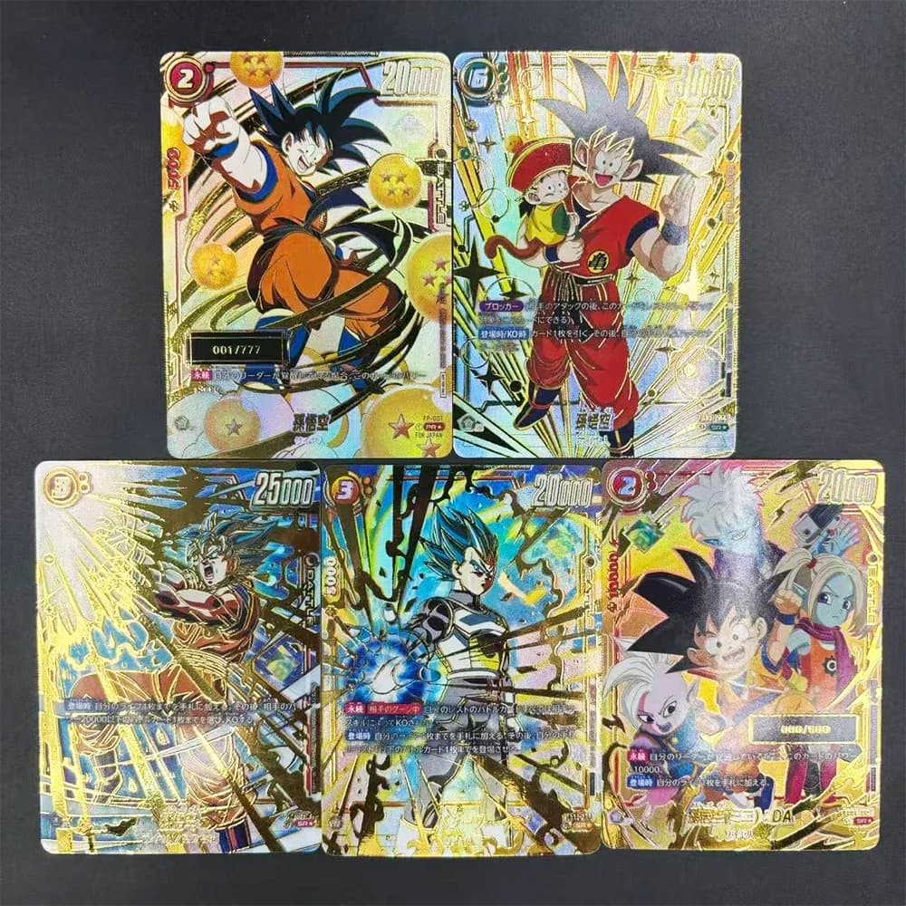 Carte da Collezione Dragon Ball Fai da Te: Son Goku, Frieza, Broly - Carte Promozionali Giapponesi di Alta Qualità, Carte Anime Fatte a Mano, Gioco, Regalo, Giocattolo