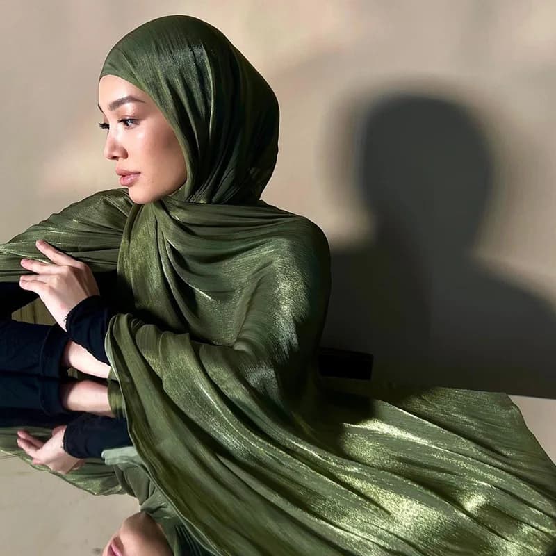 Premium Chiffon Hijab per donna morbido lungo turbante velo sciarpe musulmano Hijab scialli Islam donne avvolge la testa accessori Ramadan