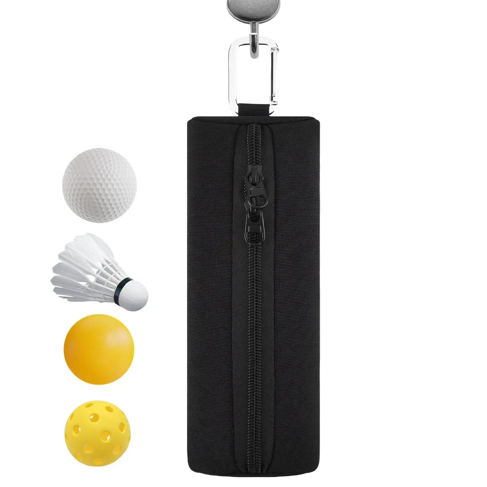 Borsa per palline da tennis Borsa da trasporto portatile traspirante Borsa porta pickleball con gancio per accessori per attrezzature da allenamento Sport