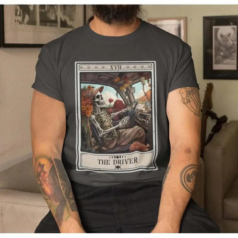 The Driver Tarot Card T Shirt