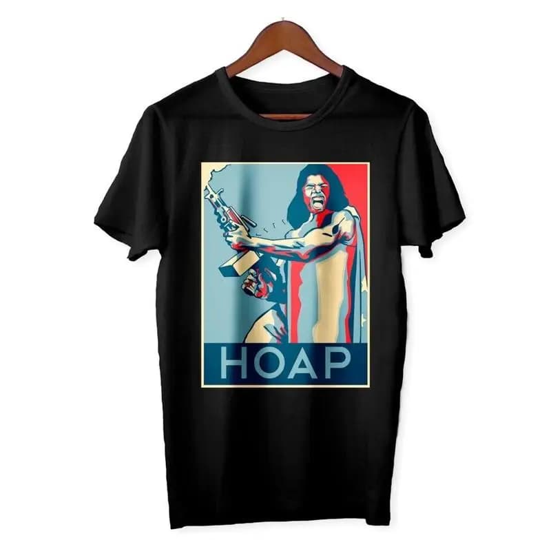 Hoap Idiocrazia T Shirt Presidente Camacho Retro Film Documenti Divertente