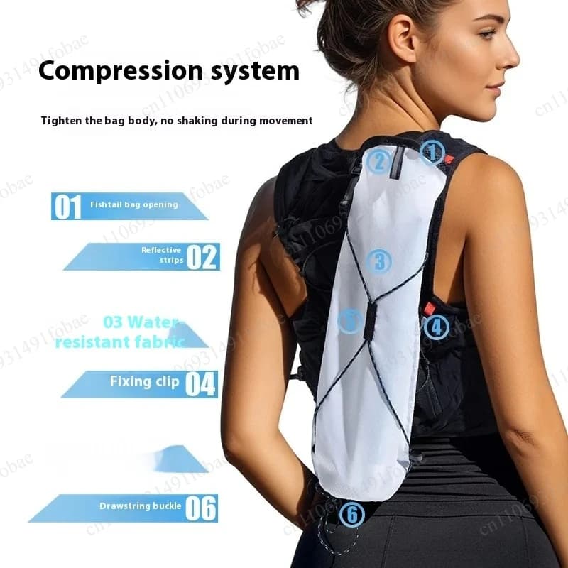 Lightweight Trekking Poles Carry Bag, Compact Portable Design, Durable Pouch for Hiking and Travel