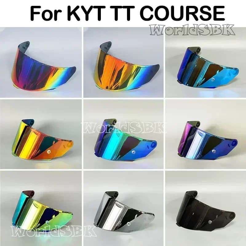 Motorcycle Helmet Visor TT COURSE Motorcycle Helmet Shield Windshield Sunscreen TTC Helmets Accessories High Strength for KYT