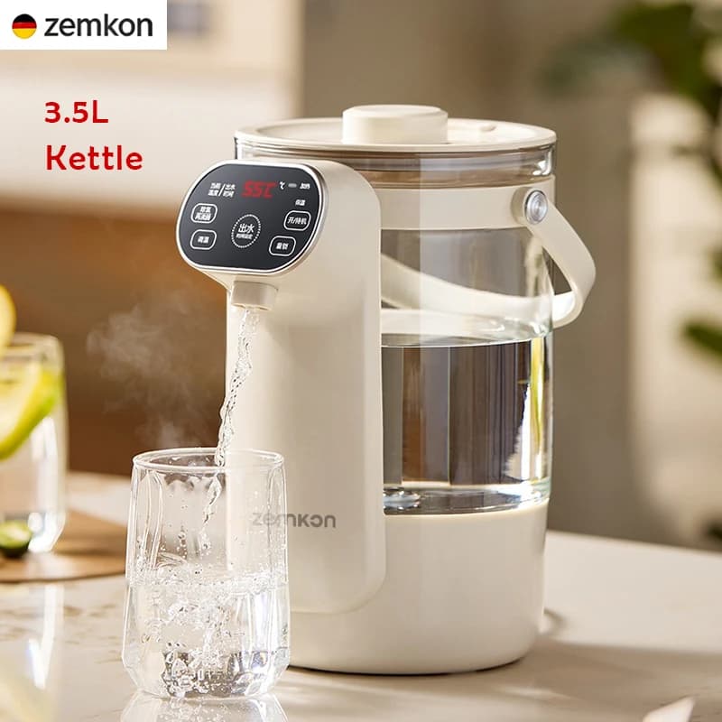 Dispenser d'Acqua a Temperatura Costante 220V, Bollitore Integrato da 3,5L con Isolamento Intelligente Automatico, Bottiglia Elettrica per Acqua Calda