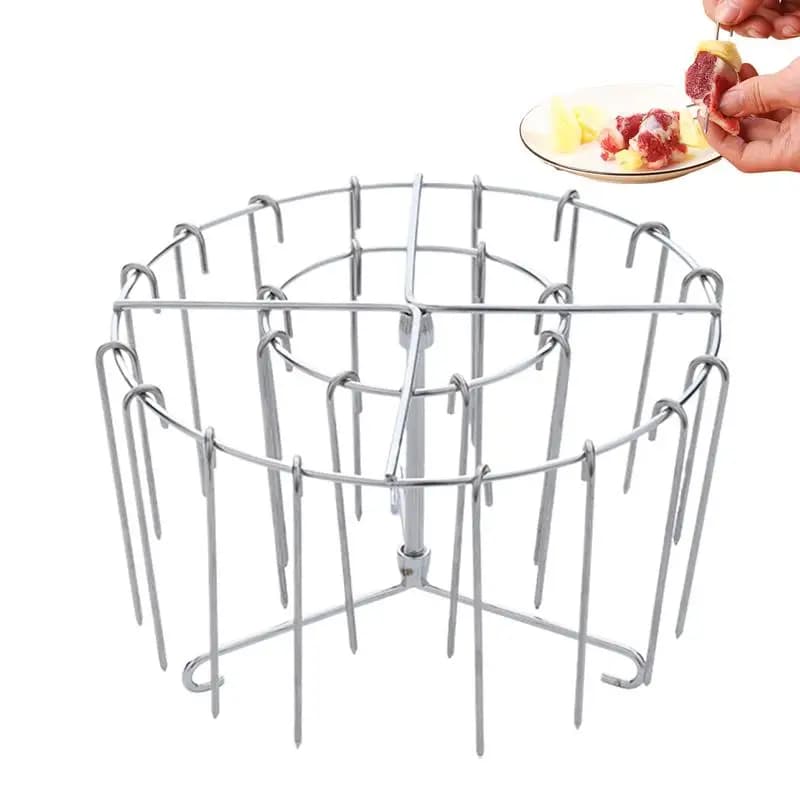 Air Fryer Stainless Steel Home Grill Vertical Grill Hanging Grid Spiedini Family Meeting Barbeque Tools Food