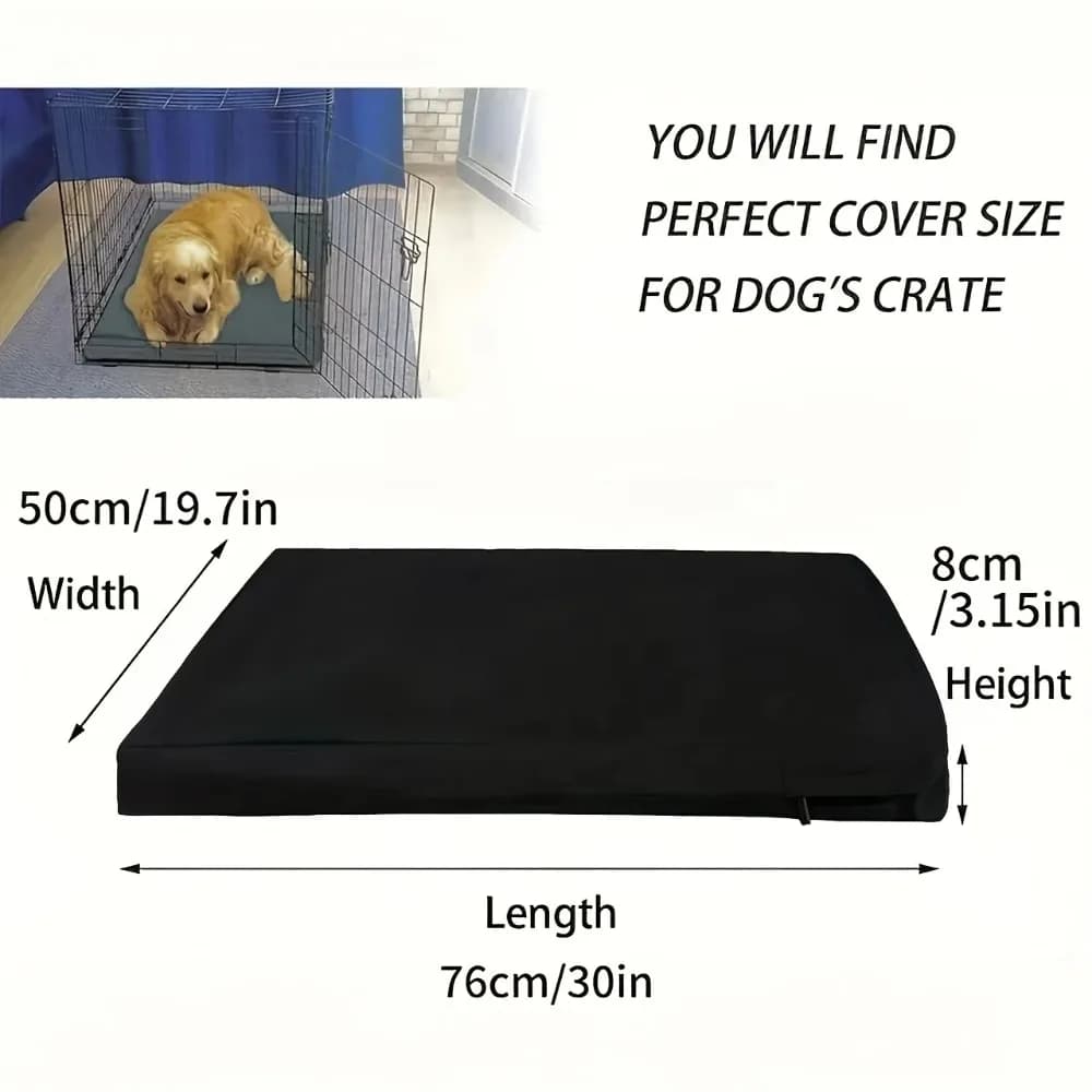 Copriletto per cani con cerniera, copriletto per animali domestici rimovibile e lavabile, UV, neve e antivento, doppi come protezione per materasso