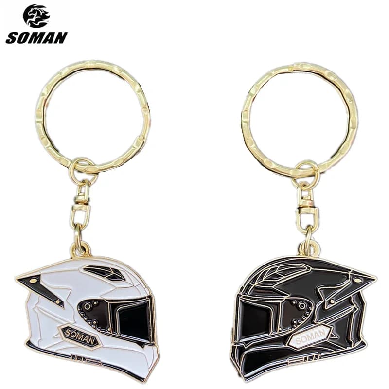 SOMAN Moto casco accessori e parti casco portachiavi Moto caschi Prim Cascos decorazione portachiavi per Moto fan