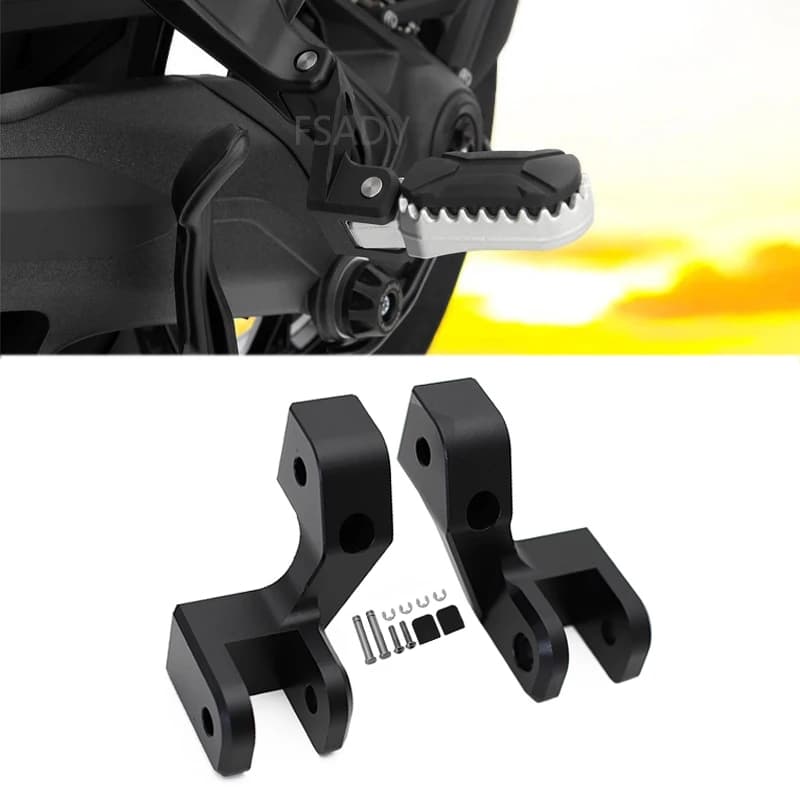 Per BMW R 1300 GS R1300GS 2023 2024-accessori passeggero poggiapiedi abbassamento riposizionamento Rider Rider pedane pedane Kit di abbassamento