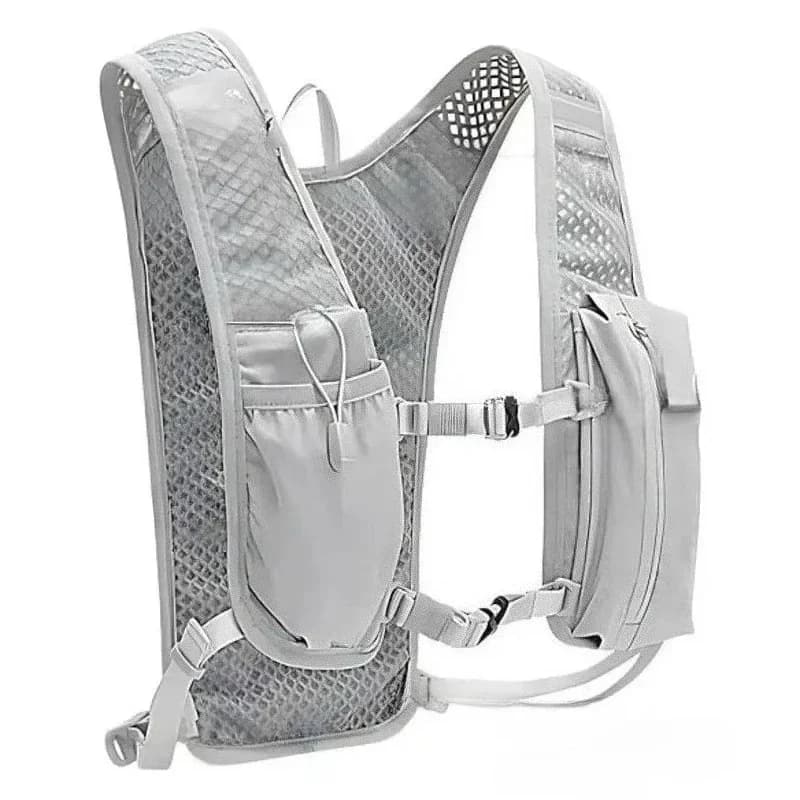 Men's backpack with 5 liters ultralight water vest Breathable racing backpack in waterproof leather for cycling gym backpack