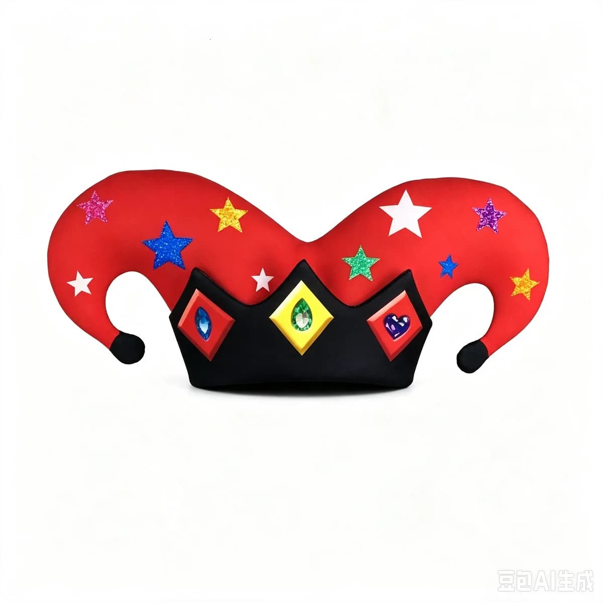 Carnival Clown Hat Cosplay Prop for April Fools' Day, Halloween, Stage Performances, and Party Costumes