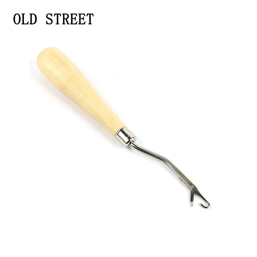 DIY Hair Braiding Wooden Latch Hook Tool for Dreadlocks Hair Extension Knitting Crochet Needle Scalp And Hair Care
