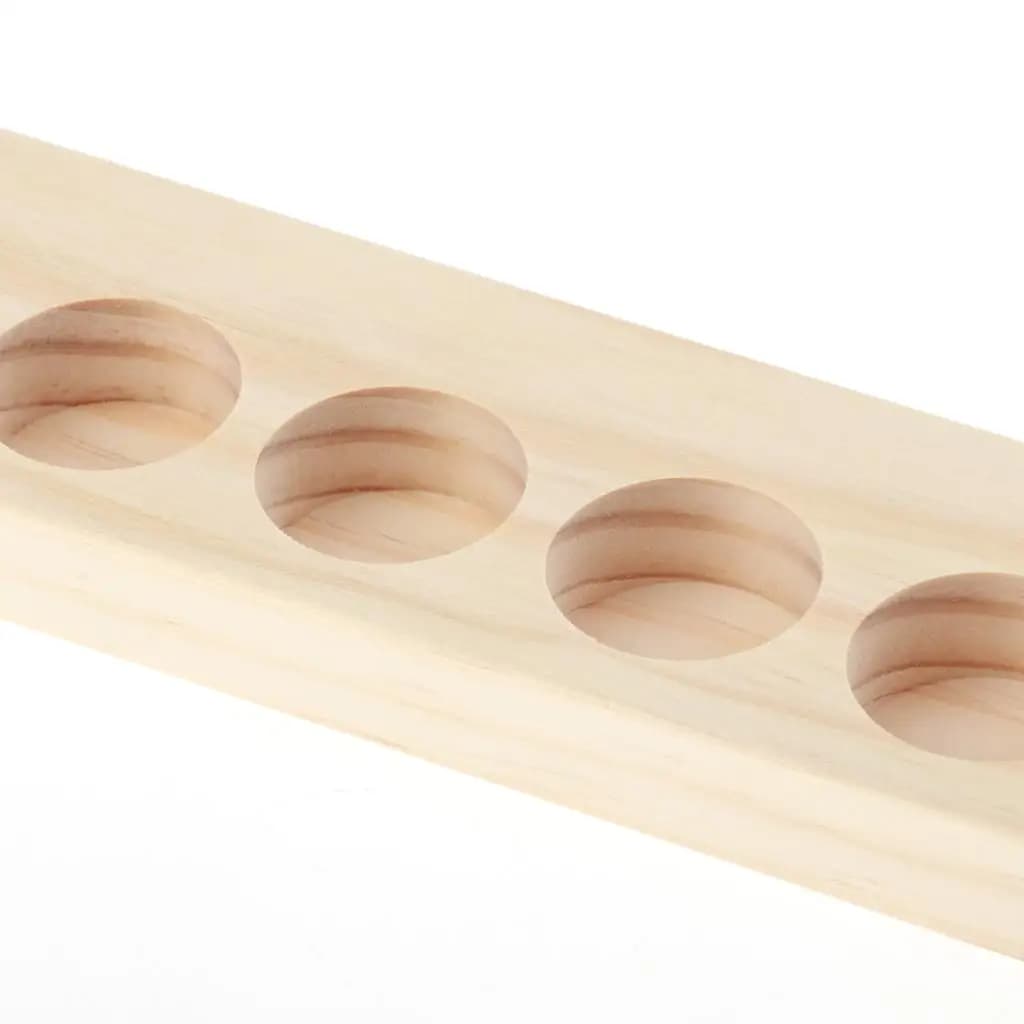 Essential Oil Holder Display Storage Pine Wood Case Organizer Tray for Natural Aroma Oils and Diffuser Sets