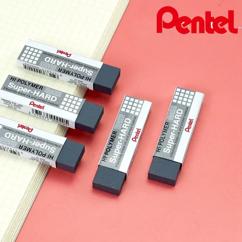 1pc giappone PENTE HI-polimero gomma per inchiostro Super dura ZEB20 per penna stilografica Gel penna gomma gomma smerigliata