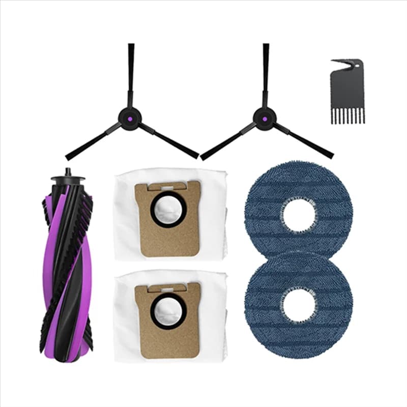 Promozione! Kit di parti di ricambio per aspirapolvere robotico JONR P20 Pro/T5 Pro - Filtro Hepa, panno per la pulizia, spazzola principale e laterale