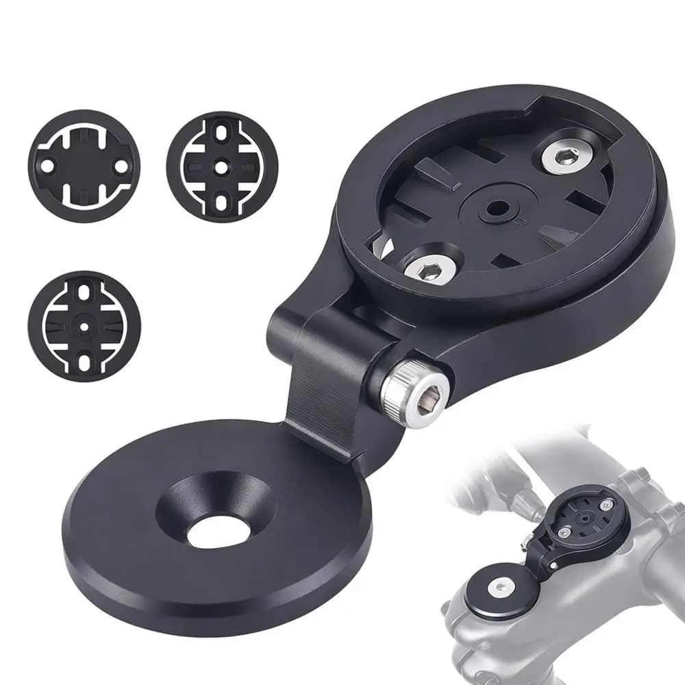 Nuovo attacco manubrio bici supporto cronometro tachimetro supporto supporto attacco attacco manubrio computer da bicicletta per Garmin/Bryton/Wahoo