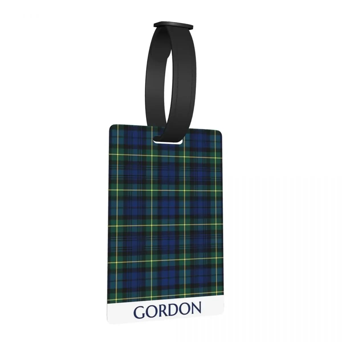 Clan Gordon Tartan Etichette per bagagli Accessori per valigie Moda da viaggio Etichetta per imbarco per bagagli Porta etichette ID Nome Indirizzo