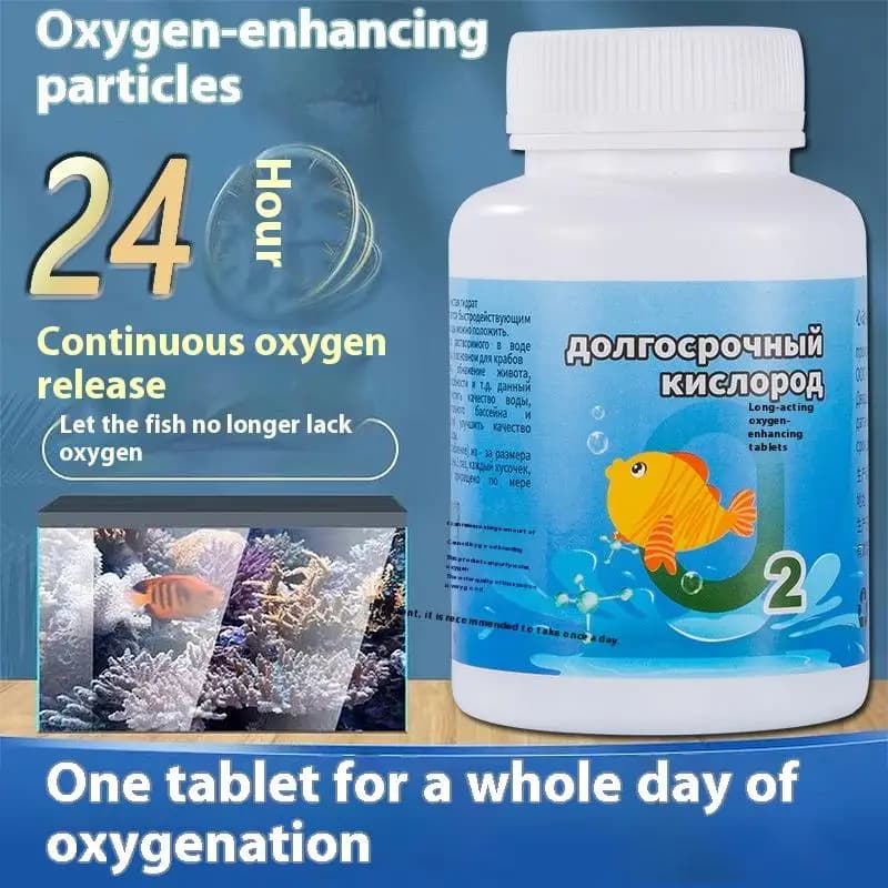 Aquarium Long-term Oxygen Tablets Particles Long-Term Multipurpose Oxygenation Tool for Aquarium and Other Places
