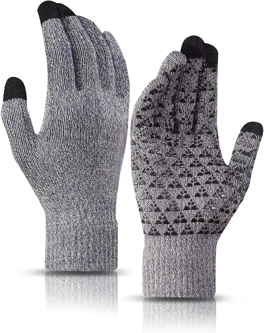 Women's Winter Gloves updated Touchscreen Gloves Outdoor Cycling Sports Knitted Heat Gloves for Driving Race