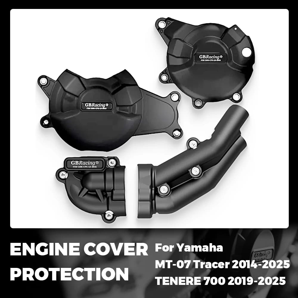 Per Yamaha MT-07 Tracer 2014-2022 Tenere 700 2019-2022 Motore Del Motociclo di Protezione Della Copertura Della Protezione Set GB Accessori Da Corsa