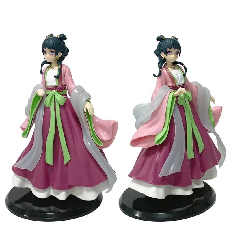 18cm The Apothecary Diaries Sitting Cat Style Ancient Chinese Style Anime Beautiful Girl Figure 2D Model Ornament Toy Gift