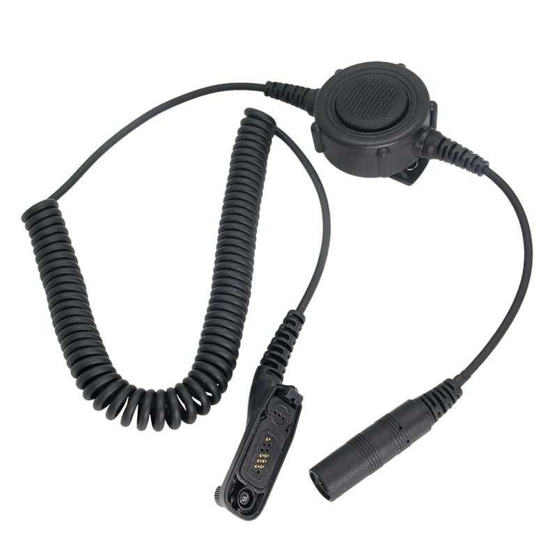 Adattatore PTT U94 per Microfono Tattico per Radio Walkie Talkie Motorola XIR P8268 P8200 APX7000 APX4000 APX2000 DP4800 DP3400