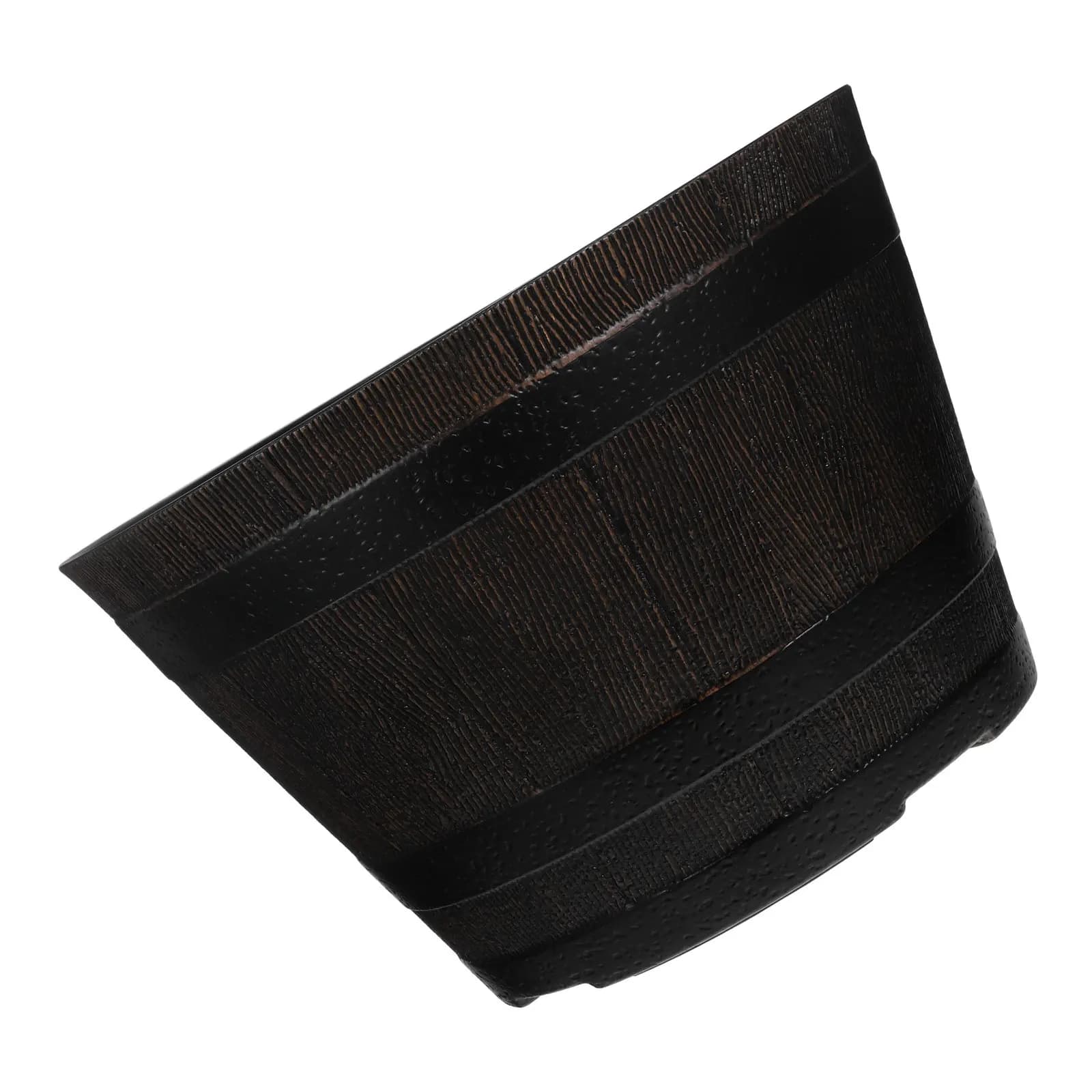 Resin Bonsai Flower Pot Thick Strong Decorative Planter Pot for Indoor Outdoor Succulent Plants Flowers Vegetables Gardening