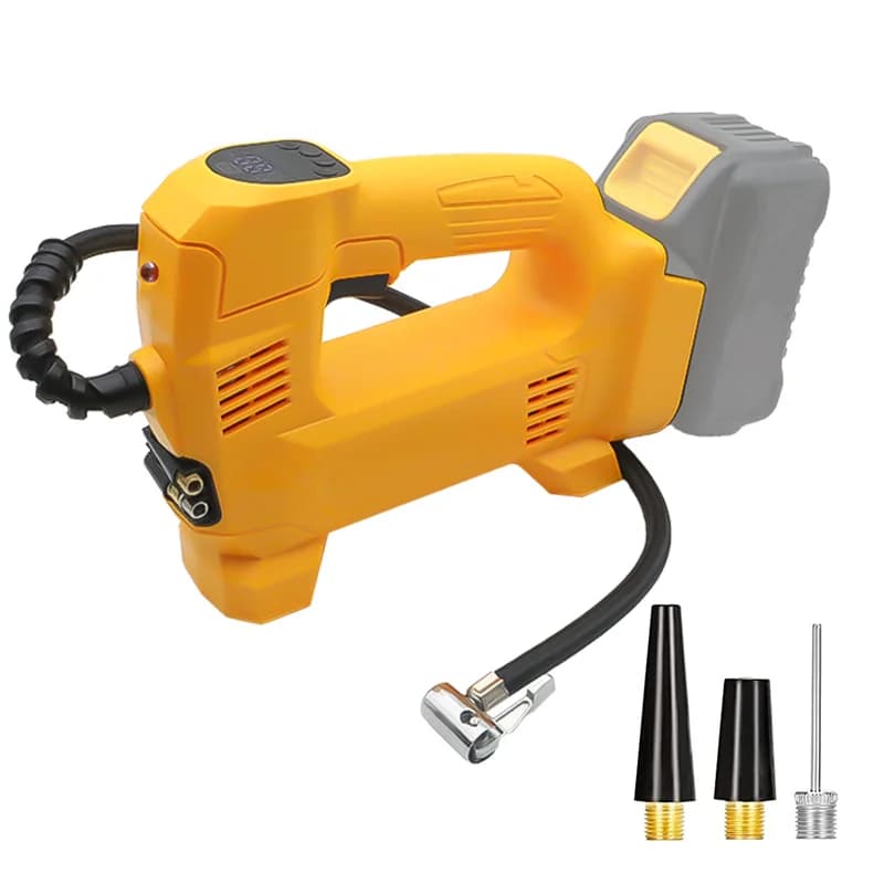 Pompa di aria Pneumatici per biciclette Palline Compressore d'aria portatile senza fili ricaricabile per gonfiaggio pneumatici per auto per batteria al litio Dewalt 18V 20V